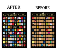 Movie Scratch Postcards